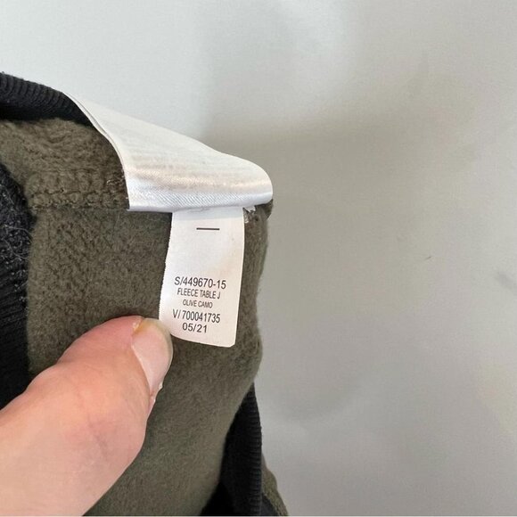 Old Navy Kids Boys Size Small Green Camo Jogger Trackpants Drawstring Fleece - Picture 7 of 9